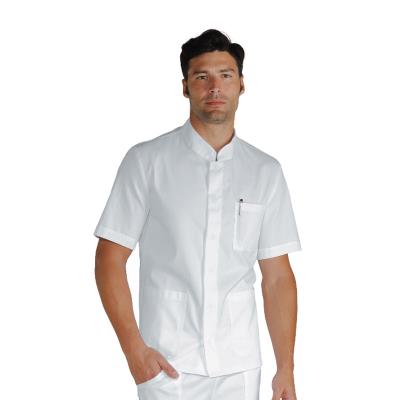 Casacca medica da uomo Corfù Bianco