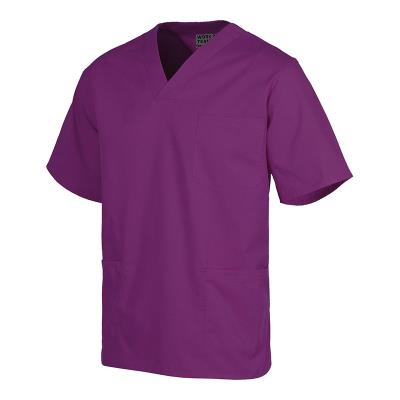 Casacca medica unisex a maniche corte Viola