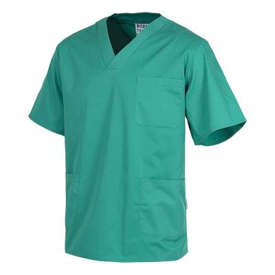 Casacca medica unisex a maniche corte Verde