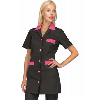 Casacca scolastica Marbella Nero/Fuxia | Manica corta