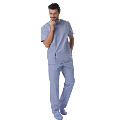 Casacca Medico Uomo modello Scorpione Azzurro