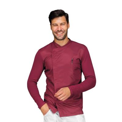 Casacca unisex manica lunga Franklin bordeaux
