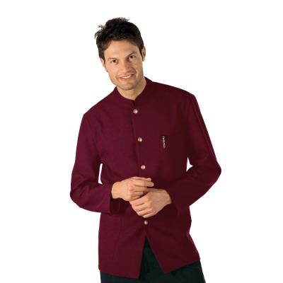 Coreana uomo senza trecce bordeaux