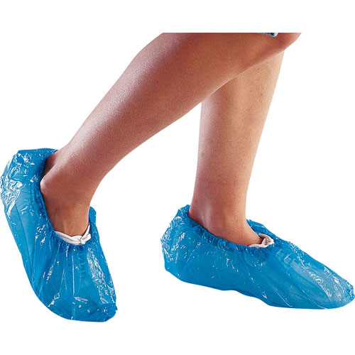 Sovra-scarpe visitatore colore Blu - Polietilene