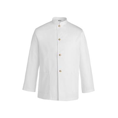 Giacca Coreana White Unisex - Cotone 100% 