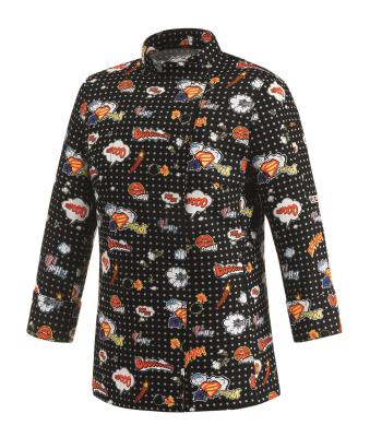 Giacca cuoco donna Pop Art Woman Ego Chef, 100% cotone