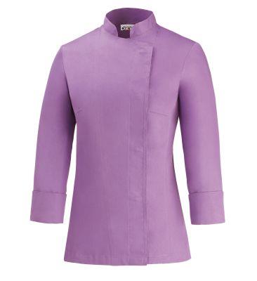 Giacca cuoco Donna Slim Fit Lilla