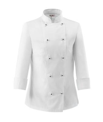 Giacca cuoco donna White Woman Slim Fit Ego Chef