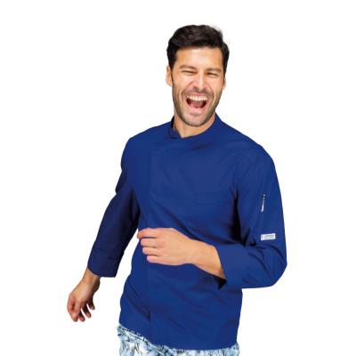 Giacca Cuoco unisex Bilbao Blu Cina | Manica Lunga