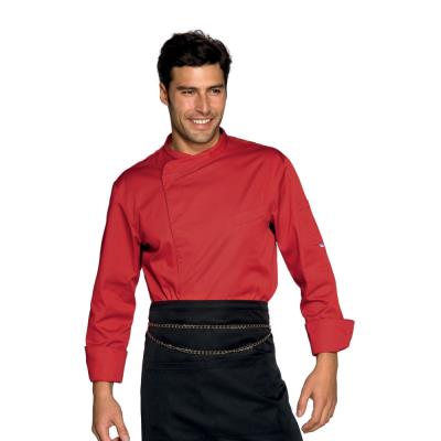 Giacca Cuoco unisex Bilbao Rosso | Manica Lunga