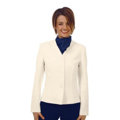 Giacca donna Deborah in poliestere crema