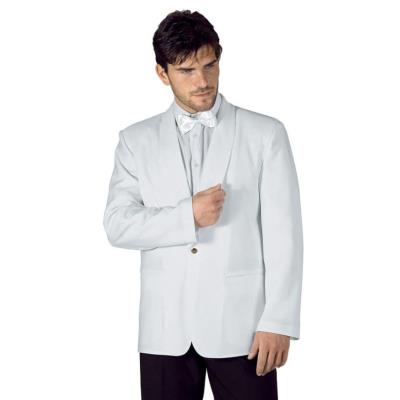 Giacca Uomo Scialle Monopetto Bianca