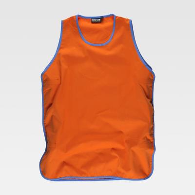 Grembiule industria alimentare M2007 Arancio/Celeste