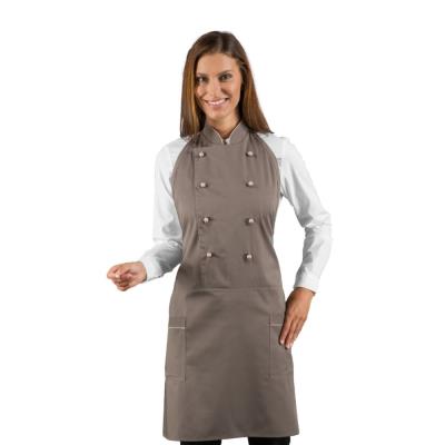 Grembiule unisex Assuan Fango + Tortora
