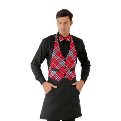 Grembiule unisex Garcon Tartan 407