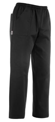 Pantalone Black 100%  in Microfibra con Coulisse ed Elastico in Vita