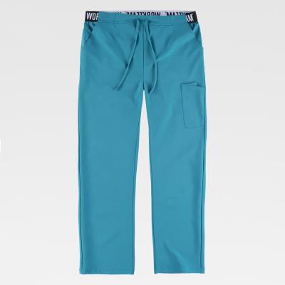 Pantalone con coulisse B6910 Turchese