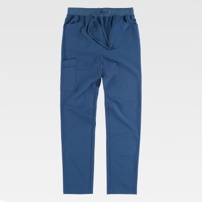 Pantalone con coulisse B6920 azzurro