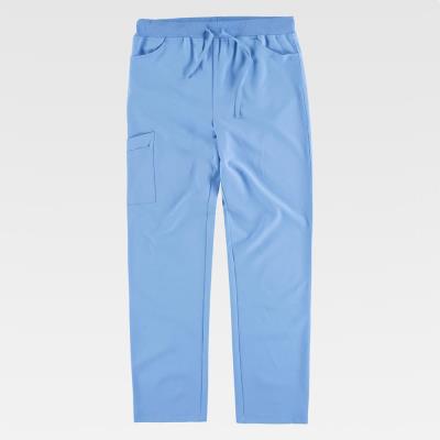 Pantalone con coulisse B6920 celeste