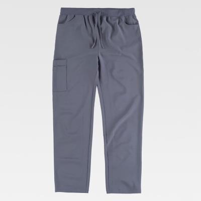 Pantalone con coulisse B6920 grigio