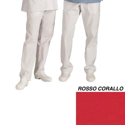 Pantalone Medicale Unisex Agdos Rosso Corallo