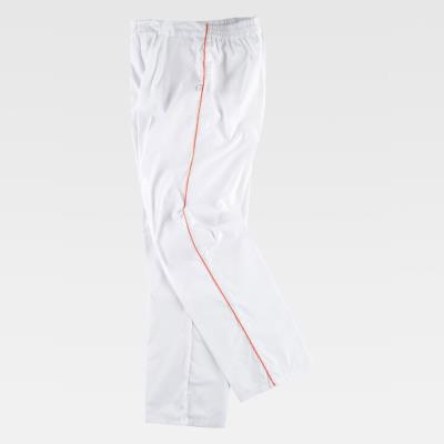 Pantalone sanitario unisex B9350 Bianco/Arancio