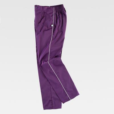 Pantalone sanitario unisex B9350 Viola/Bianco
