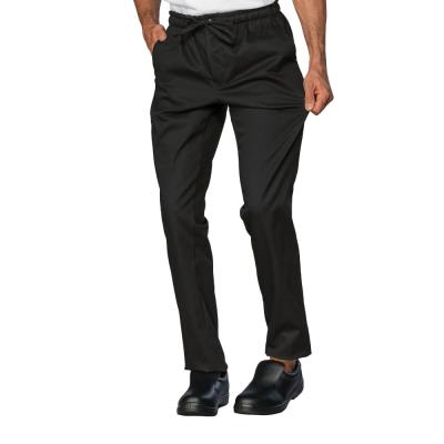 Pantalone unisex Slim Zip Nero | Super Stretch