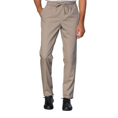 Pantalone unisex Slim Zip Tortora