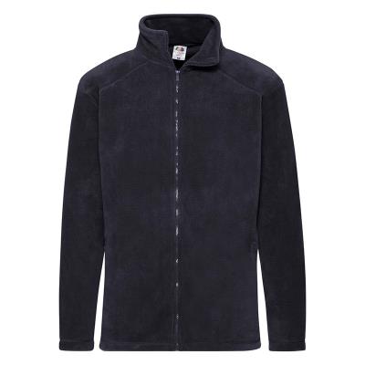 Pile da uomo zip lunga Blu notte