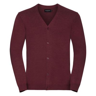 Cardigan uomo con bottoni Cranberry Marl