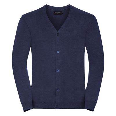 Cardigan uomo con bottoni Denim Marl