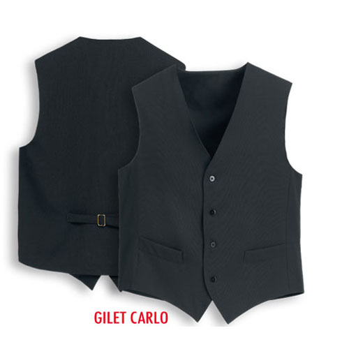 Gilet Sala Bar Modello Carlo Colore Nero